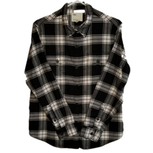 Tilley Long Sleeve Flannel Plaid Cotton Button Up Size Large